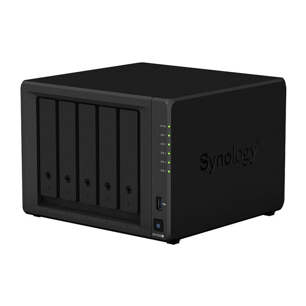 

Сетевое хранилище Synology NAS DS1520+ с 3 жесткими дисками Seagate Cool Wolf IronWolf ST4000VN008 емкостью 4 ТБ