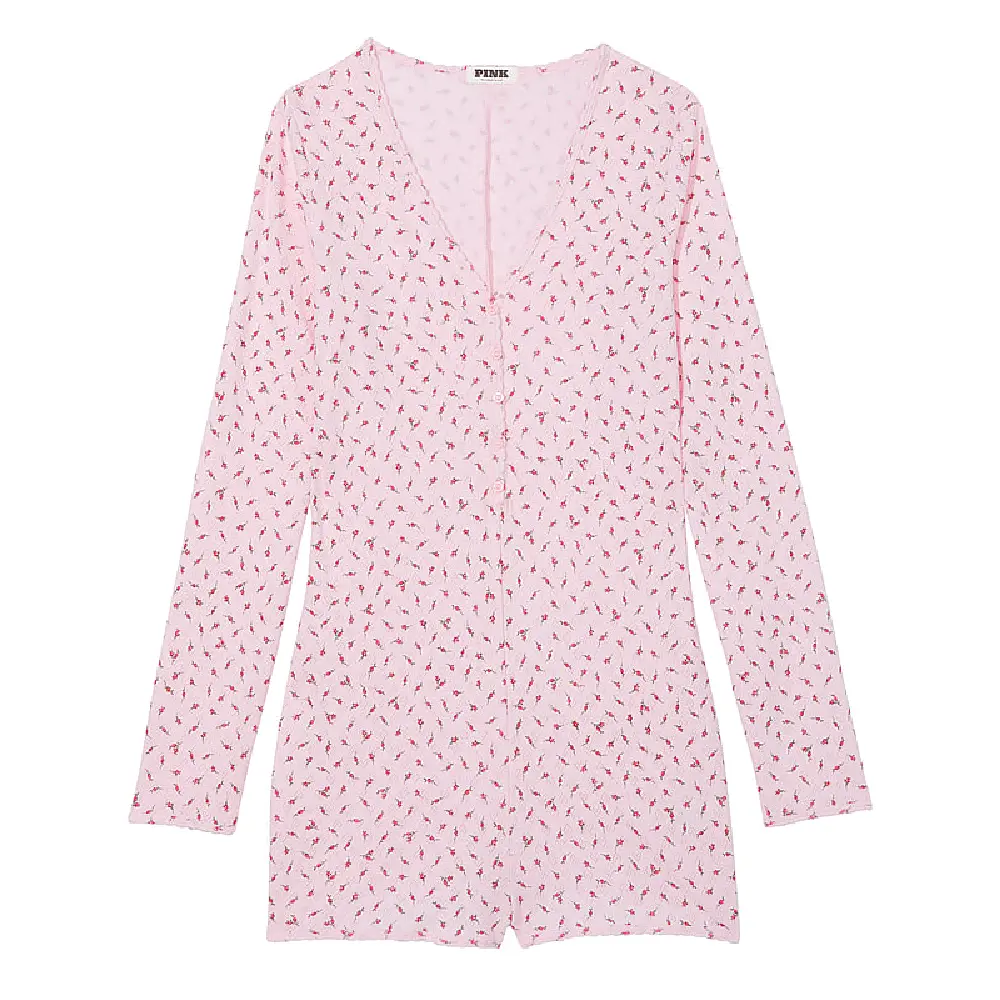 

Комбинезон Victoria's Secret Pink Cotton Heart, розовый