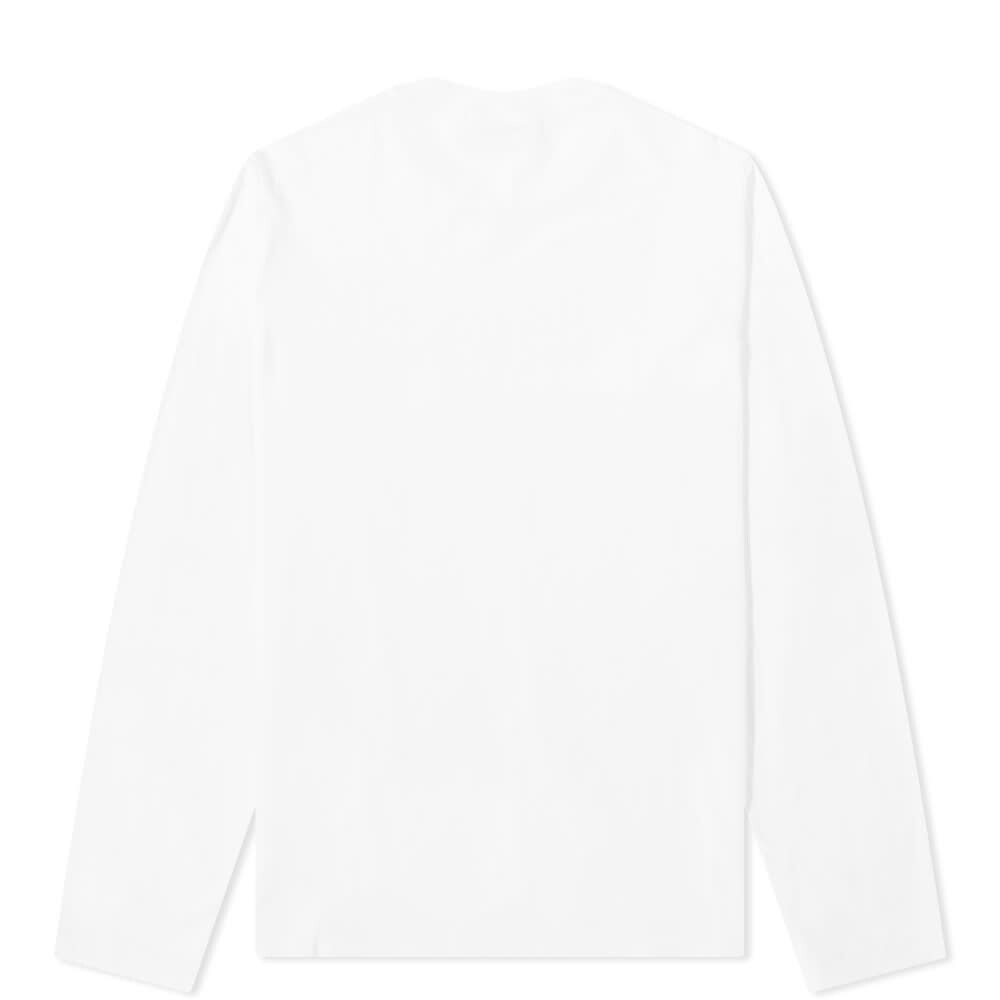 

Футболка Stone Island Junior Long Sleeve Patch Logo Tee, Белый