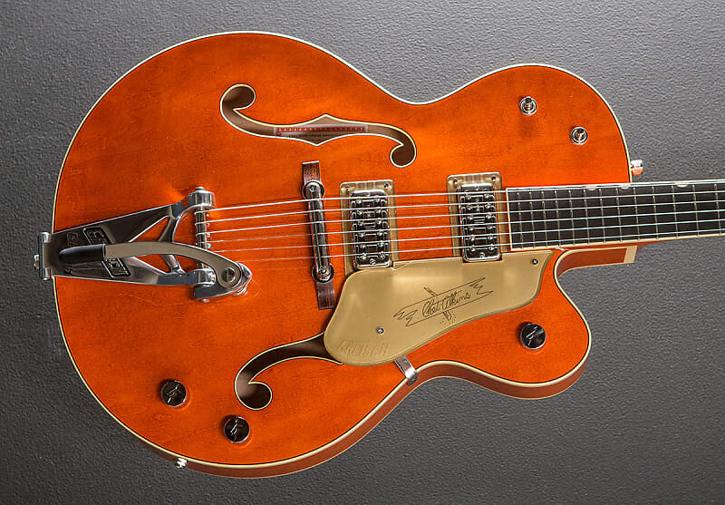 

G6120T-59 Vintage Select Edition '59 Chet Atkins Hollow Body с Bigsby Gretsch G6120T-59 Select Edition '59 Hollow Body w/Bigsby