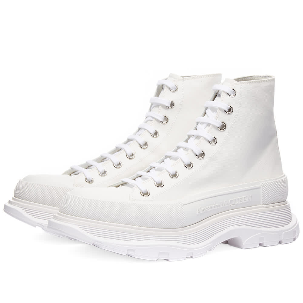 

Кроссовки Alexander McQueen Tread Slick Canvas High Top Sneaker