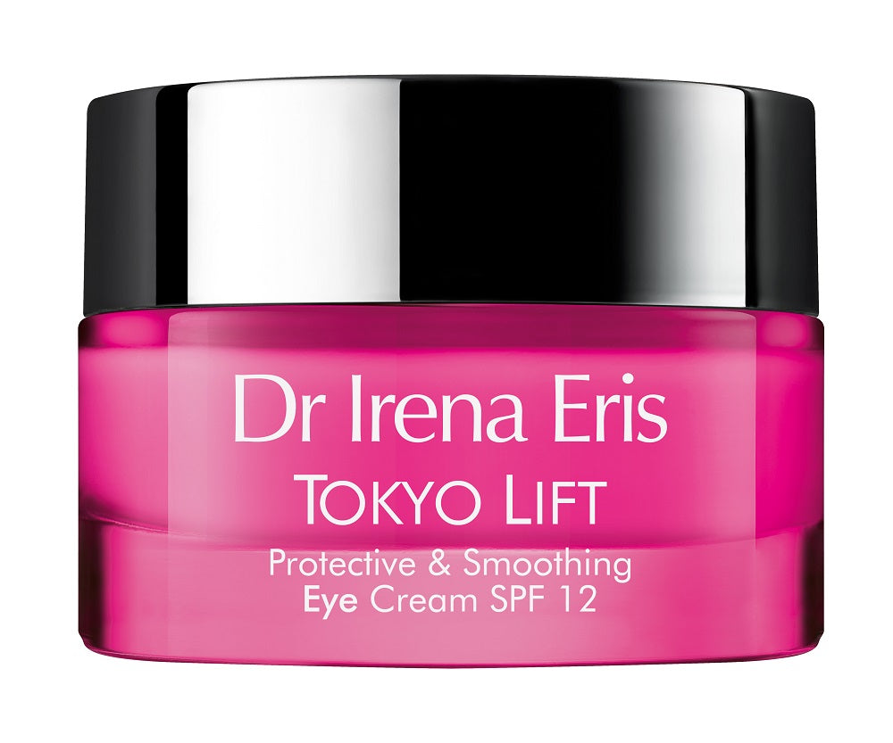 Dr Irena Eris Tokyo Lift Protective & Smoothing Eye Cream защитный разглаживающий крем для глаз SPF12 15мл ночной разглаживающий крем с детокс эффектом dr irena eris tokyo lift instant smoothing