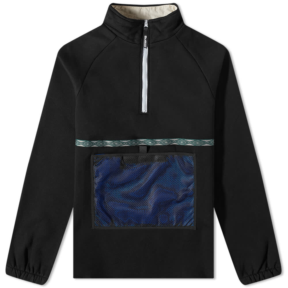 

Толстовка Butter Goods Mesh Fleece 1/4 Zip Sweat, Черный