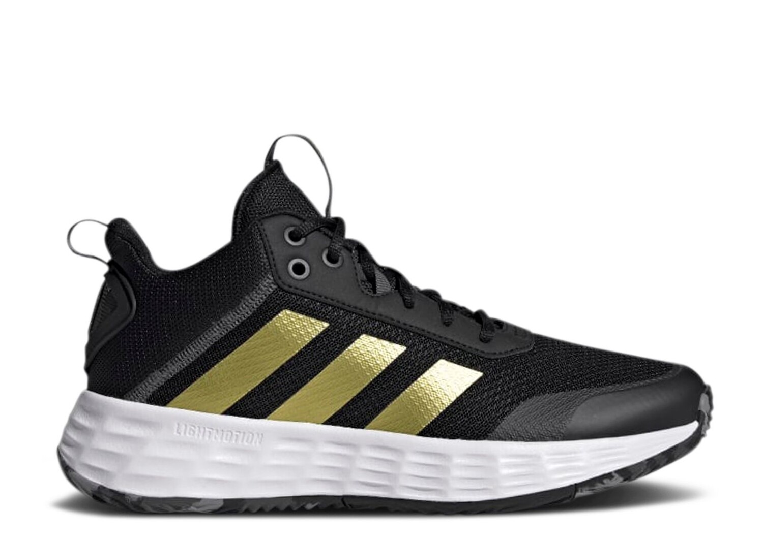 

Кроссовки adidas Own The Game 'Black Gold Metallic', черный