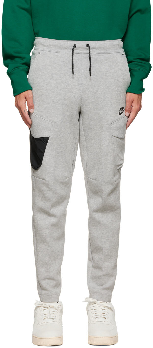 

Мужские брюки спортивные Nike Sportswear Tech Lounge, светло-серый