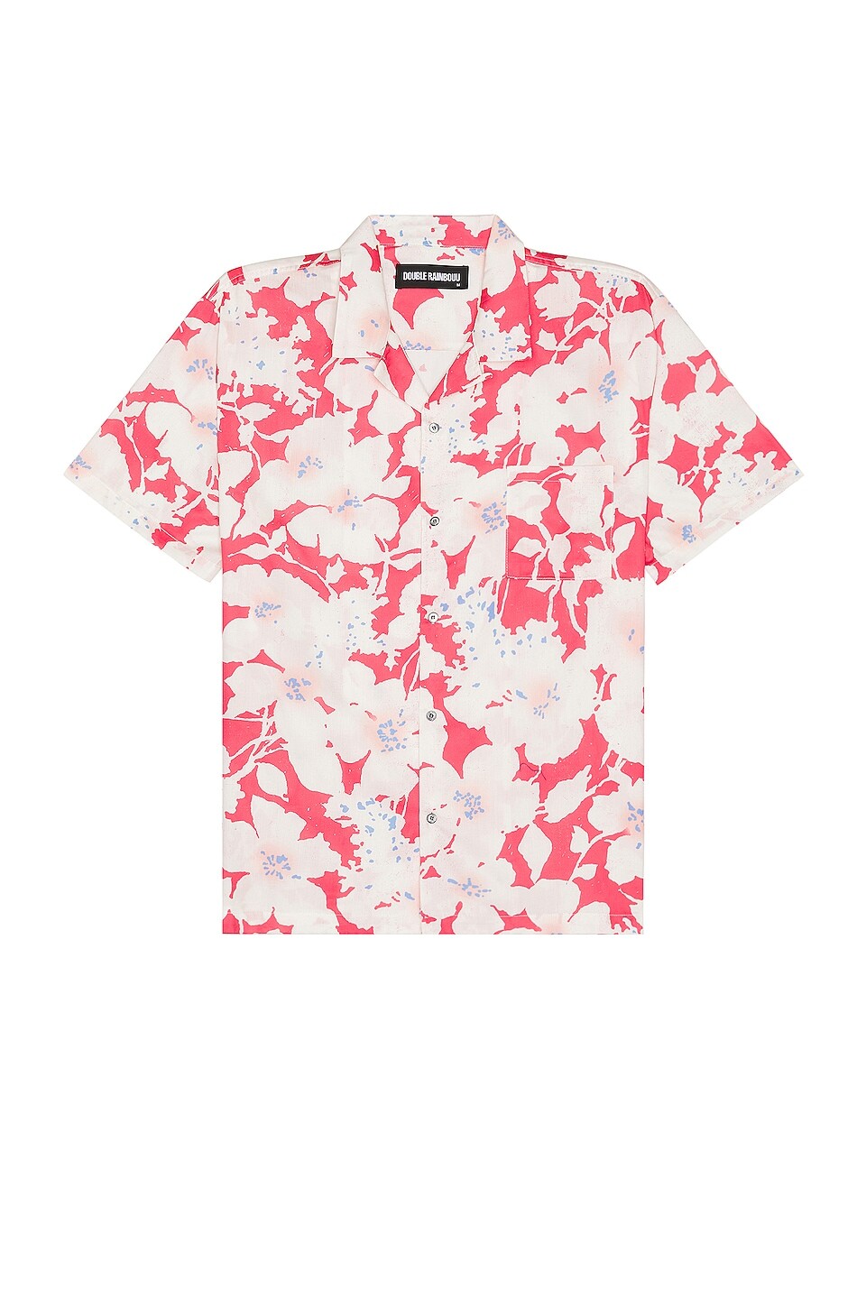 

Рубашка DOUBLE RAINBOUU Short Sleeve Hawaiian, цвет Cloud Control Red