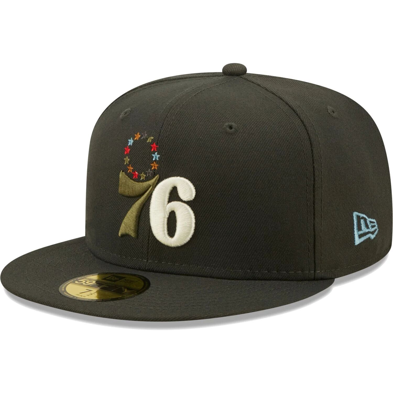 

Мужская многоцветная упаковка New Era Charcoal Philadelphia 76ers 59FIFTY Облегающая шляпа