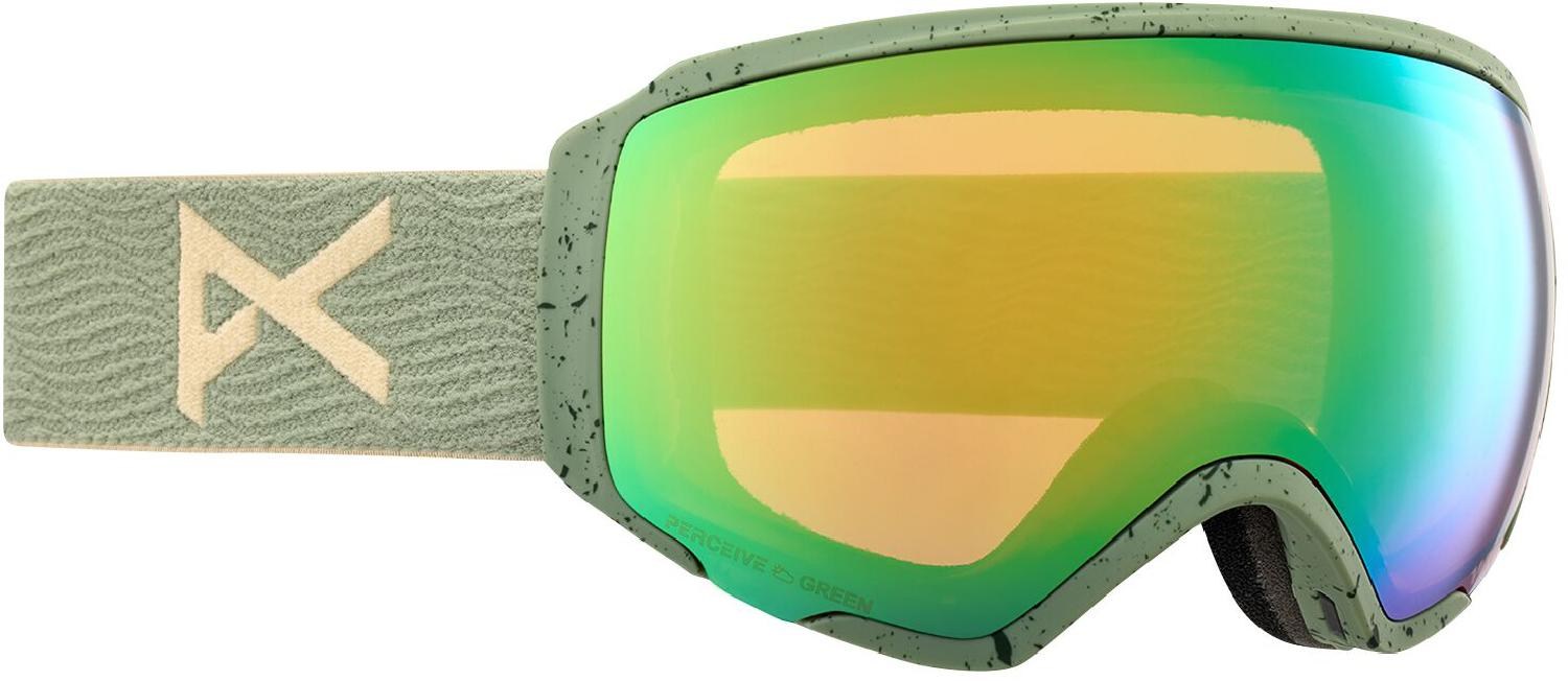 Снежные очки WM1 и маска для лица MFI — женские Anon, зеленый