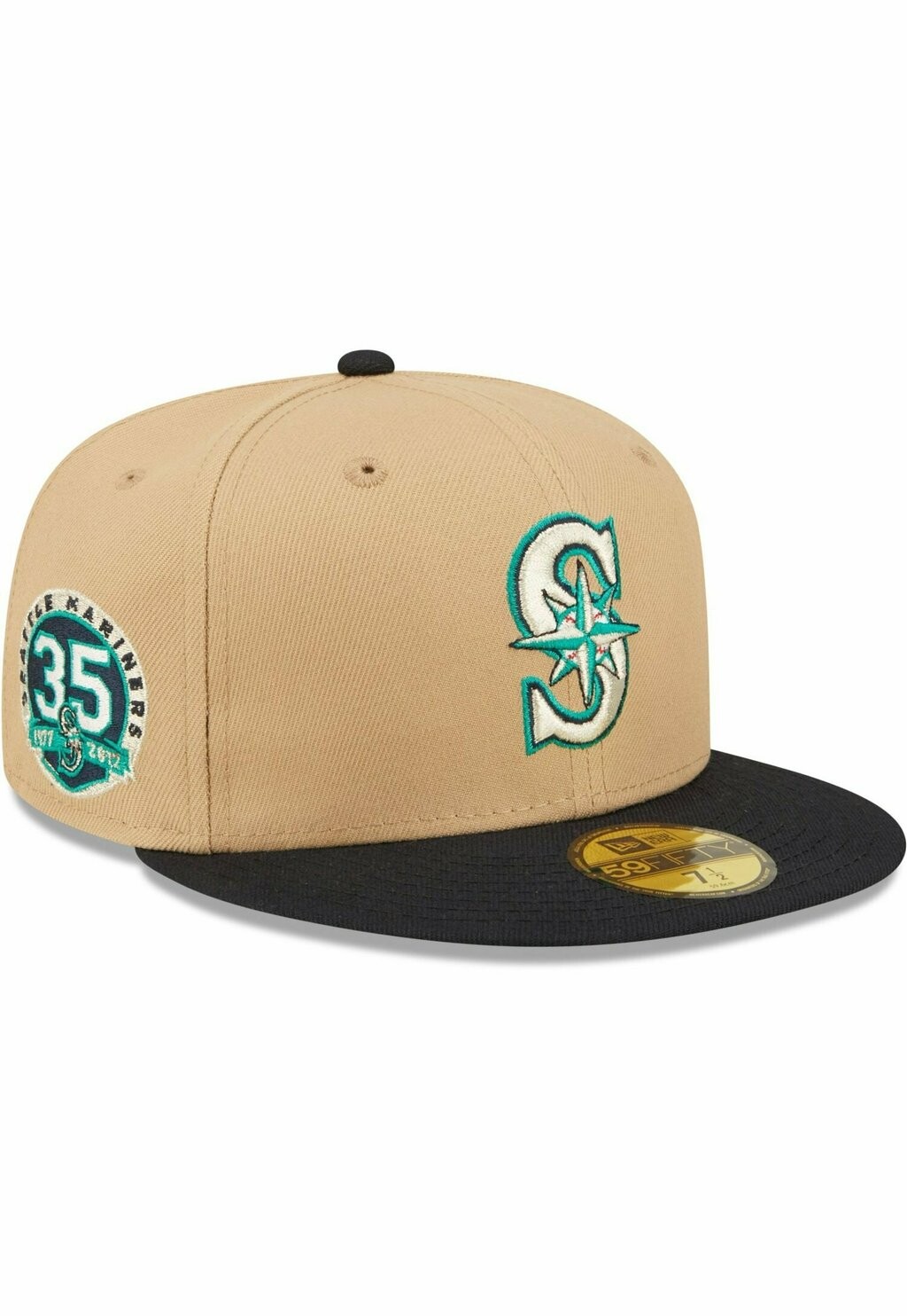 

Бейсболка 59FIFTY COOPERSTOWN SEATTLE MARINERS New Era, цвет camel