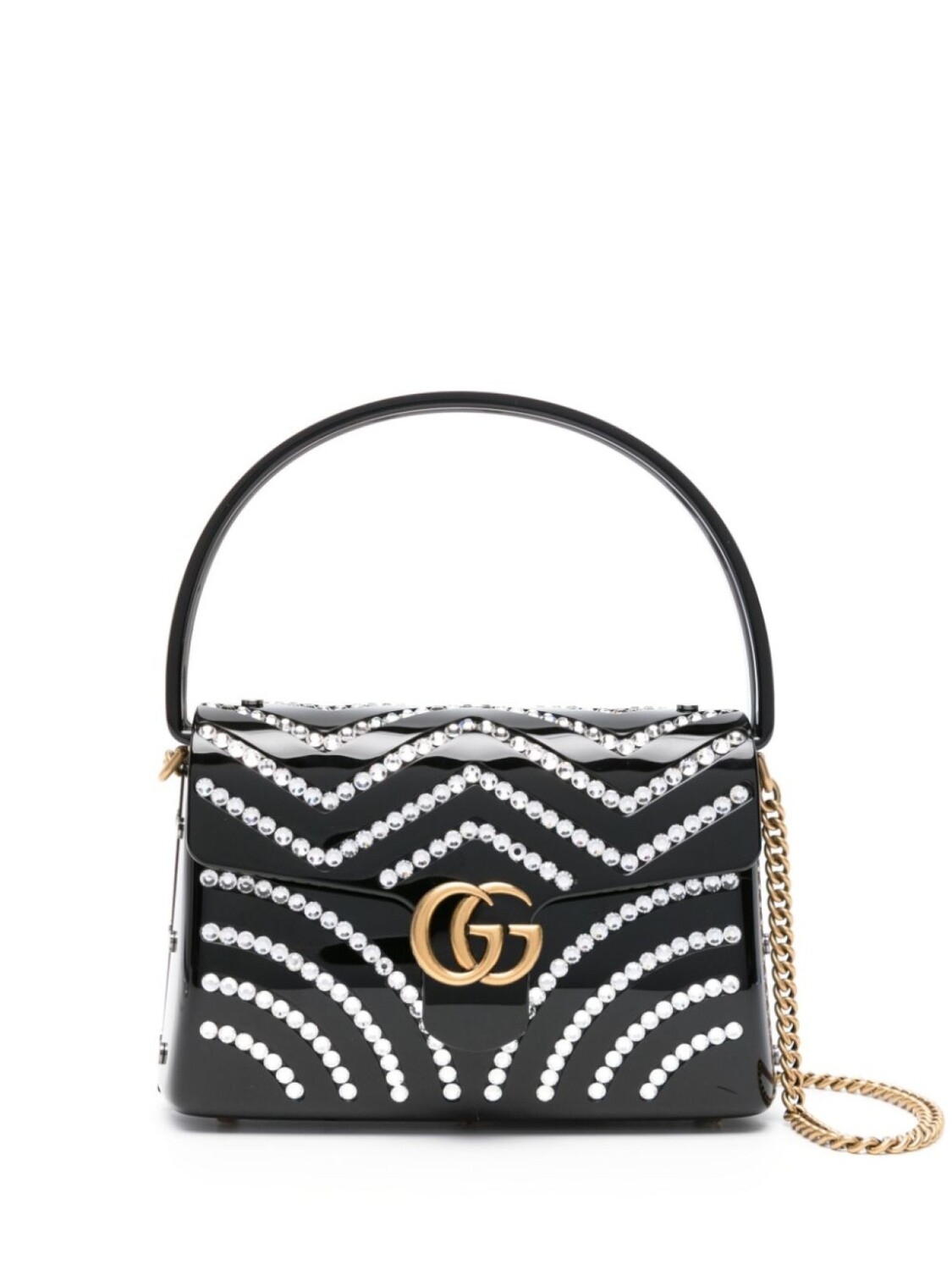 

Сумка-тоут Broadway с кристаллами Gucci, черный
