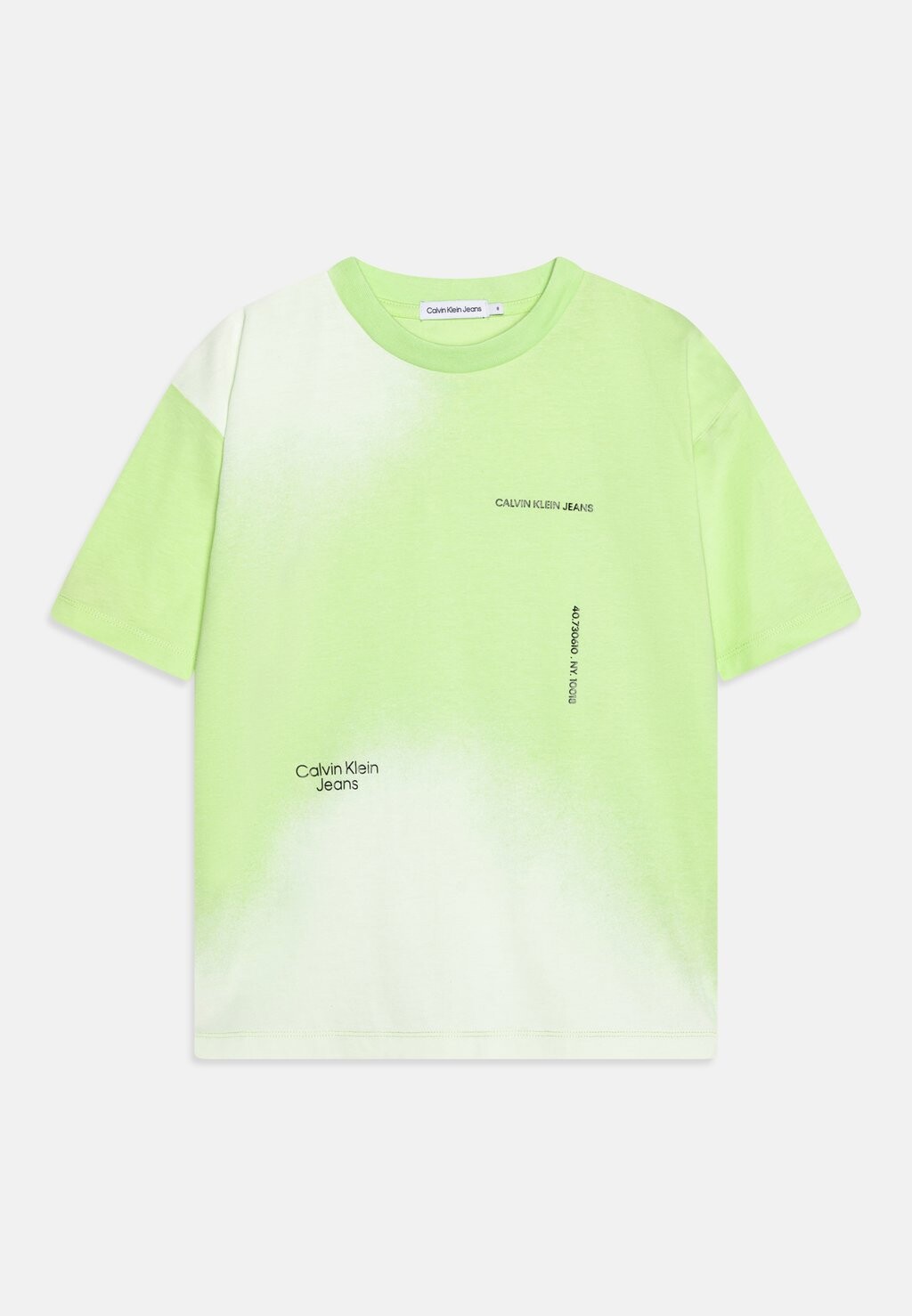 

Футболка с принтом Unisex Spray Calvin Klein Jeans, цвет exotic mint