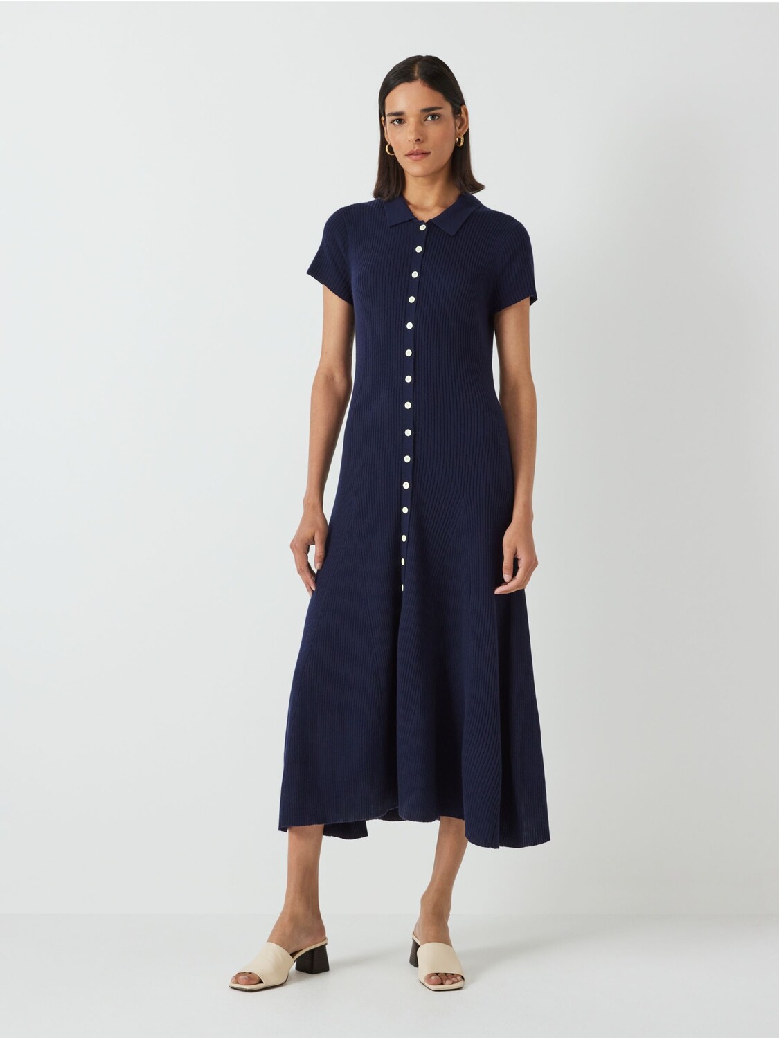 

Дневное платье с воротником Polo Ralph Lauren, темно-синий Hunter