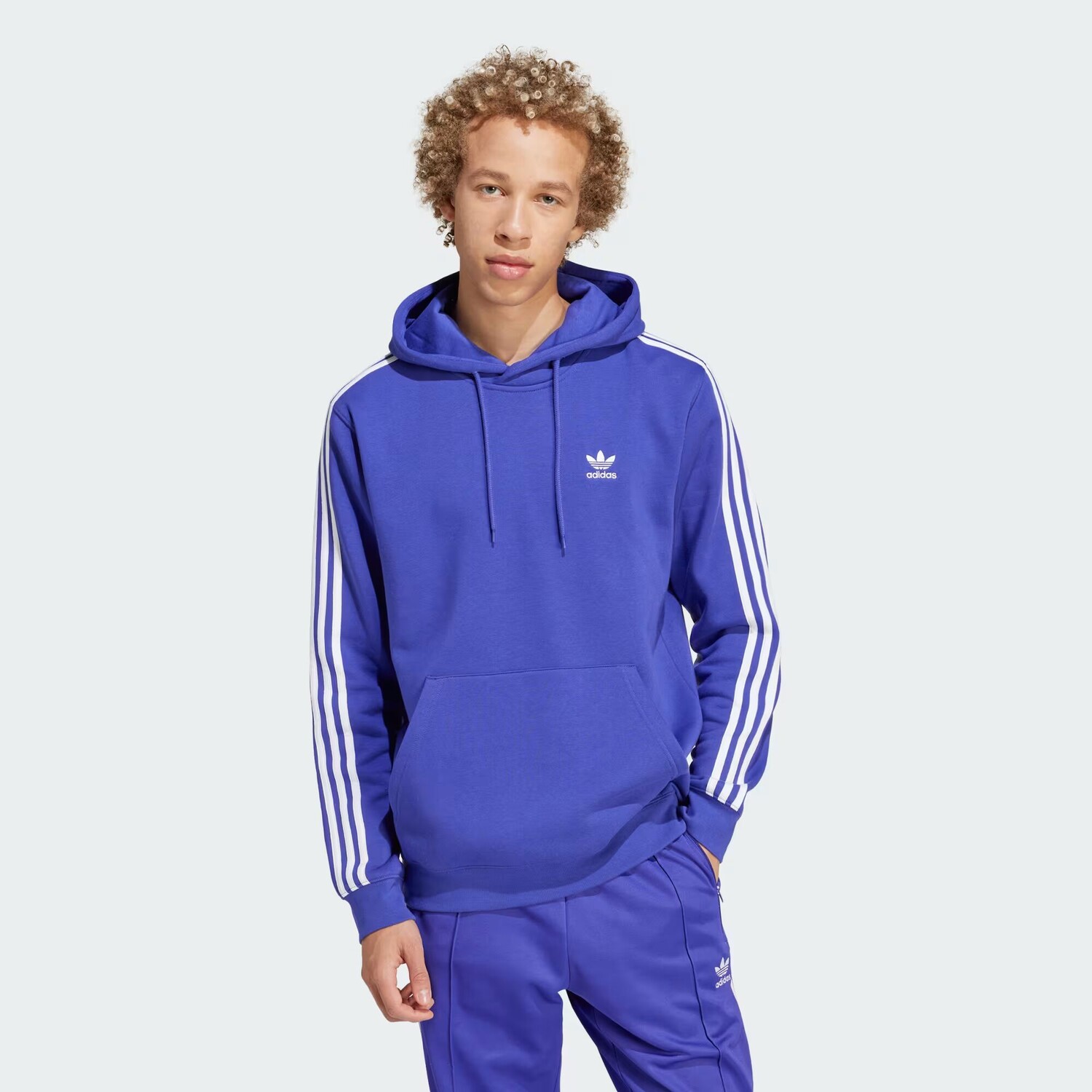 

Толстовка с 3 полосками Adicolor Classics Adidas, цвет Energy Ink