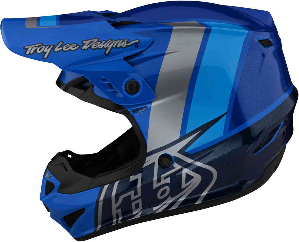 шлем для мотокросса gp ritn troy lee designs красный черный GP Nova Шлем для мотокросса Troy Lee Designs, синий