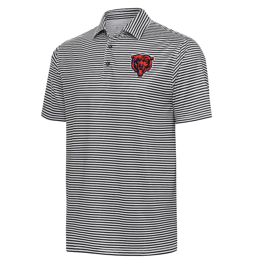 

Поло с коротким рукавом Antigua Chicago Bears, черный