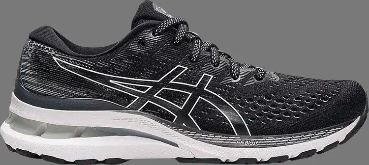

Кроссовки wmns gel kayano 28 2a wide 'black white' Asics, черный