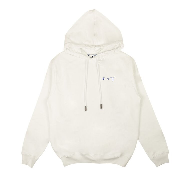 

Худи Off-White Flowers Arrows Regular Hoodie White/Blue, белый