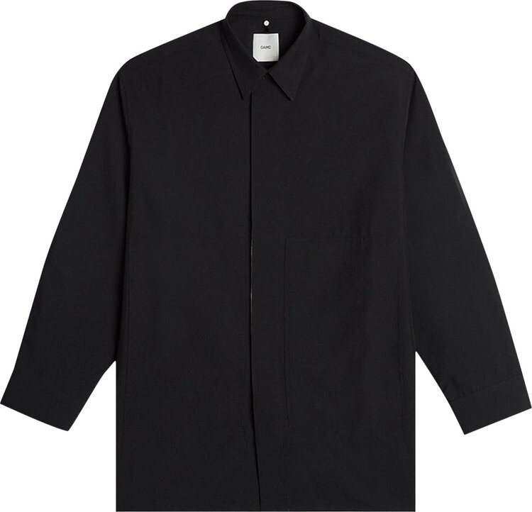 

Рубашка OAMC Davis Shirt 'Black', черный