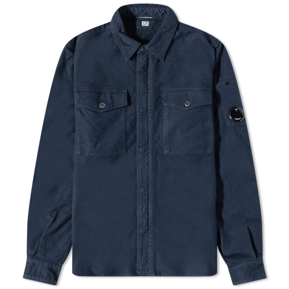 

Рубашка CP Company Moleskin Zip Overshirt
