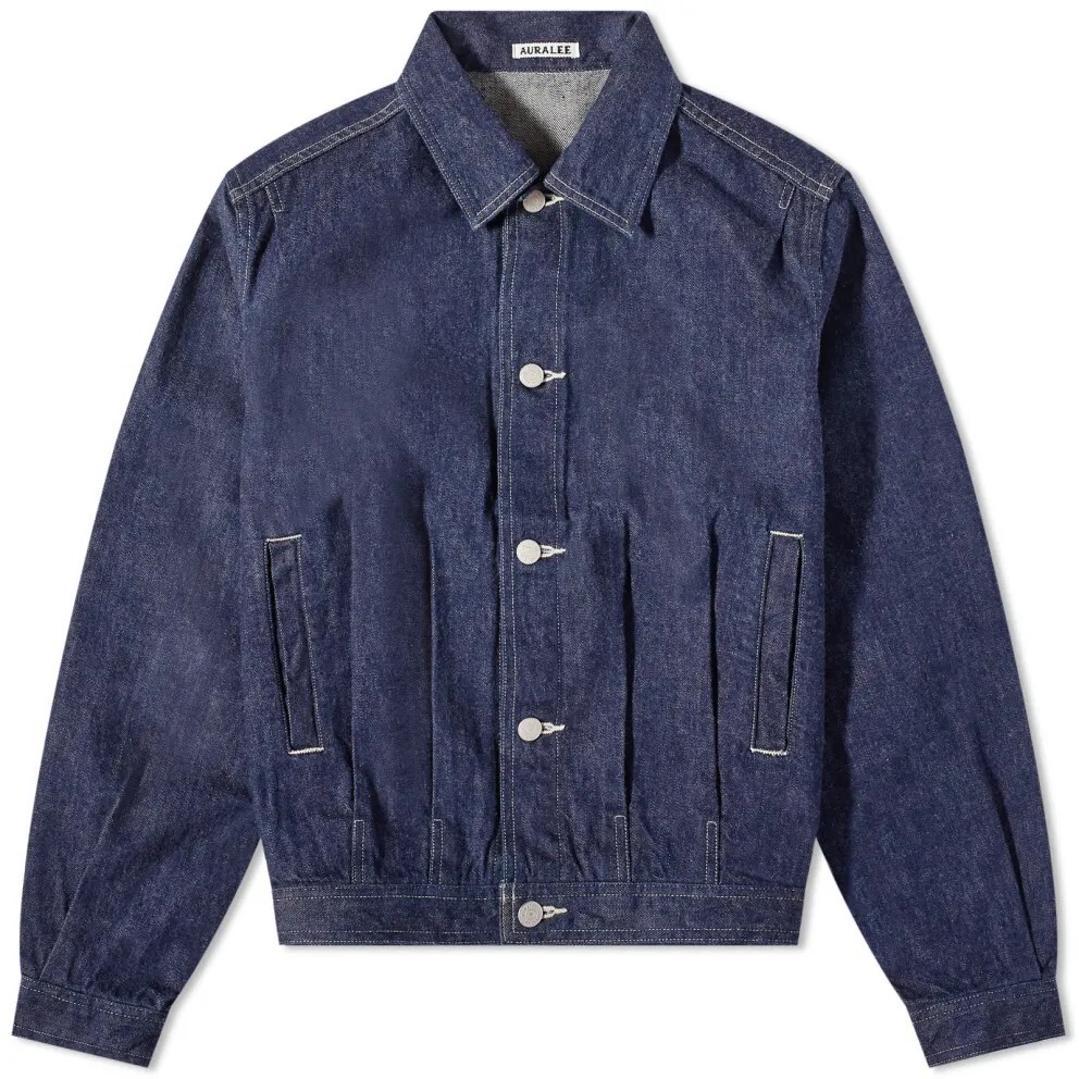 

Джинсовая куртка Auralee Selvedge Light, темно-синий