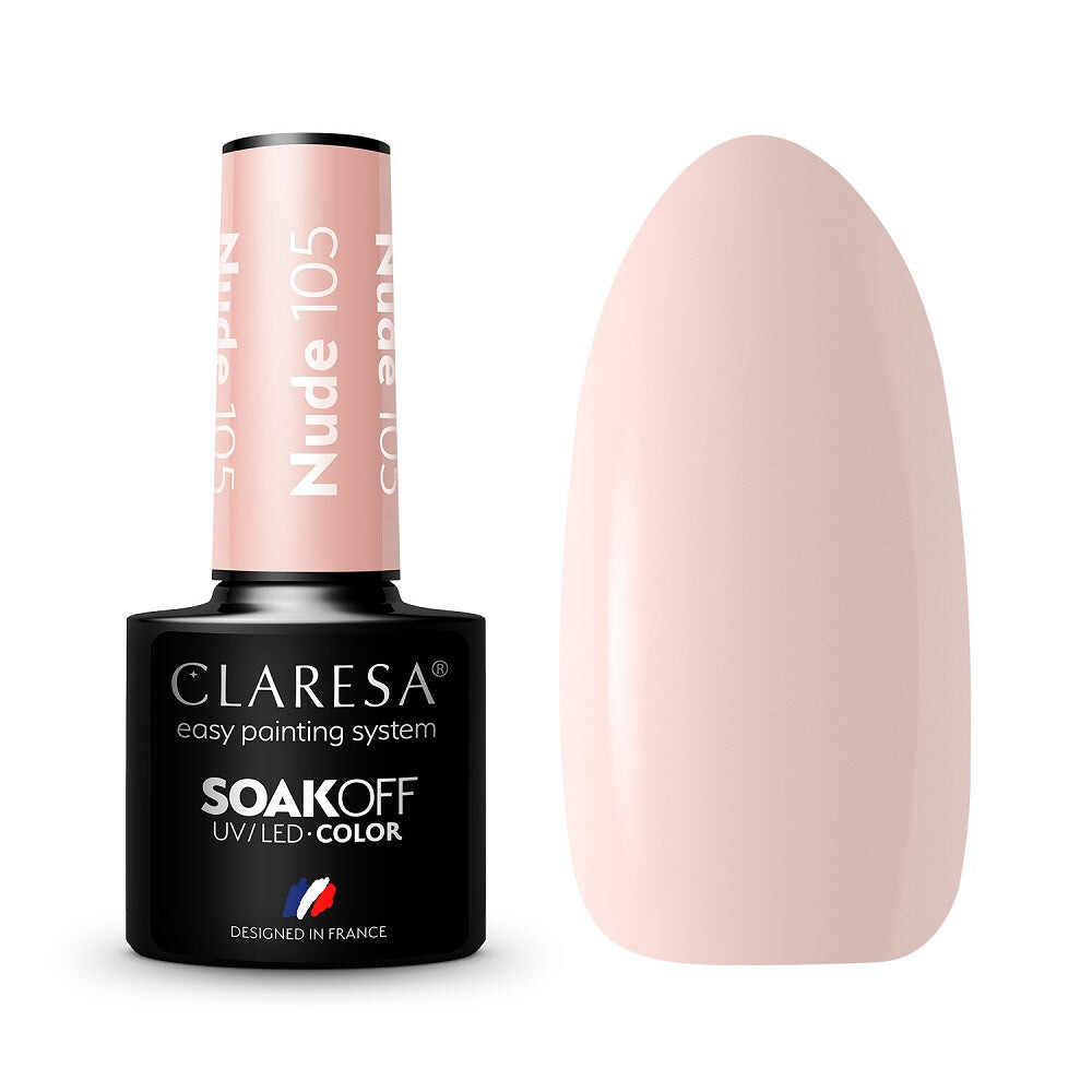 

Claresa Soak Off UV/LED Nude Hybrid Varnish 105 5г