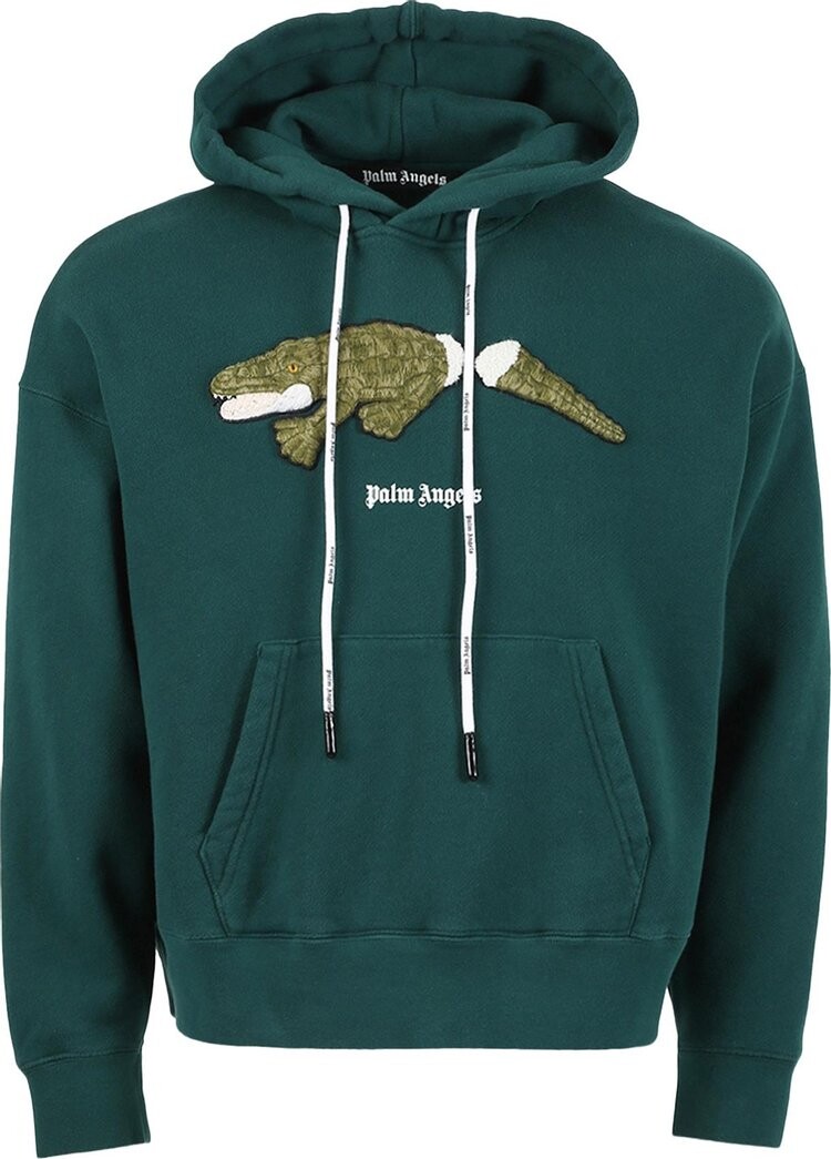 

Худи Palm Angels Croco Hoodie 'Forest Green', зеленый