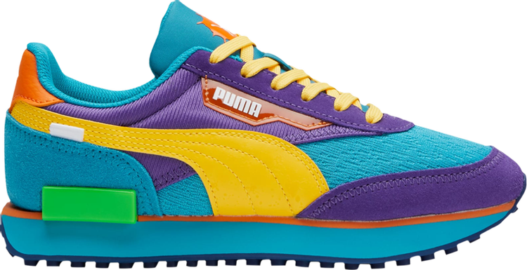 

Кроссовки Puma Rugrats x Future Rider Jr Caribbean Sea Ultra Yellow, разноцветный