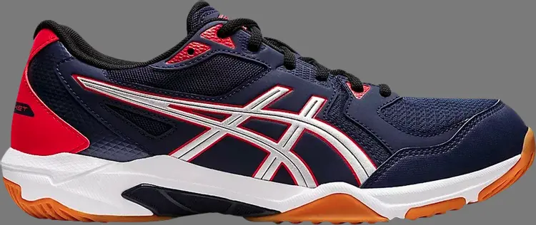 

Кроссовки gel rocket 10 2e wide 'peacoat pure silver' Asics, синий
