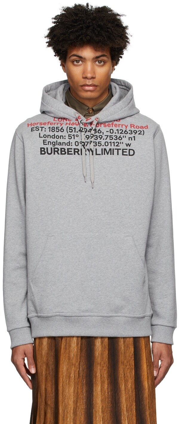 

Худи Джейден серого цвета Burberry