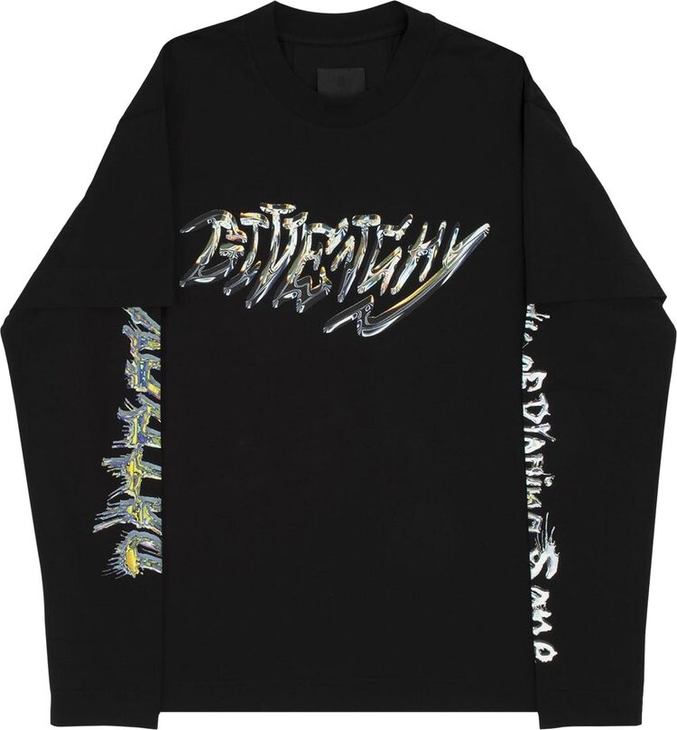 

Футболка Givenchy Double Layer T-Shirt 'Black', черный