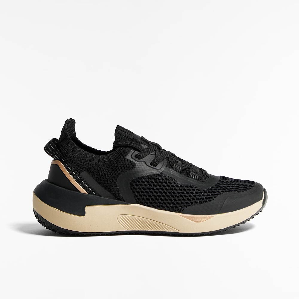 

Кроссовки Oysho U-RUN-STB, черный/бежевый