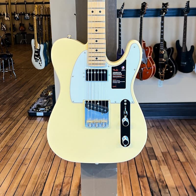 

Американский исполнитель Telecaster - Vintage White с кленом Fender American Performer Telecaster – w/Maple