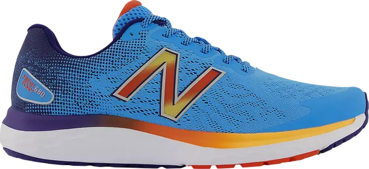 

Кроссовки New Balance Fresh Foam 680v7 4E Wide 'Vibrant Sky', синий