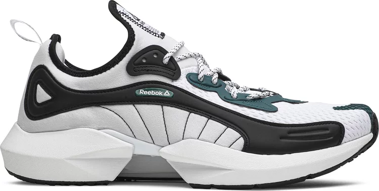 sole fury 00 white black teal Reebok