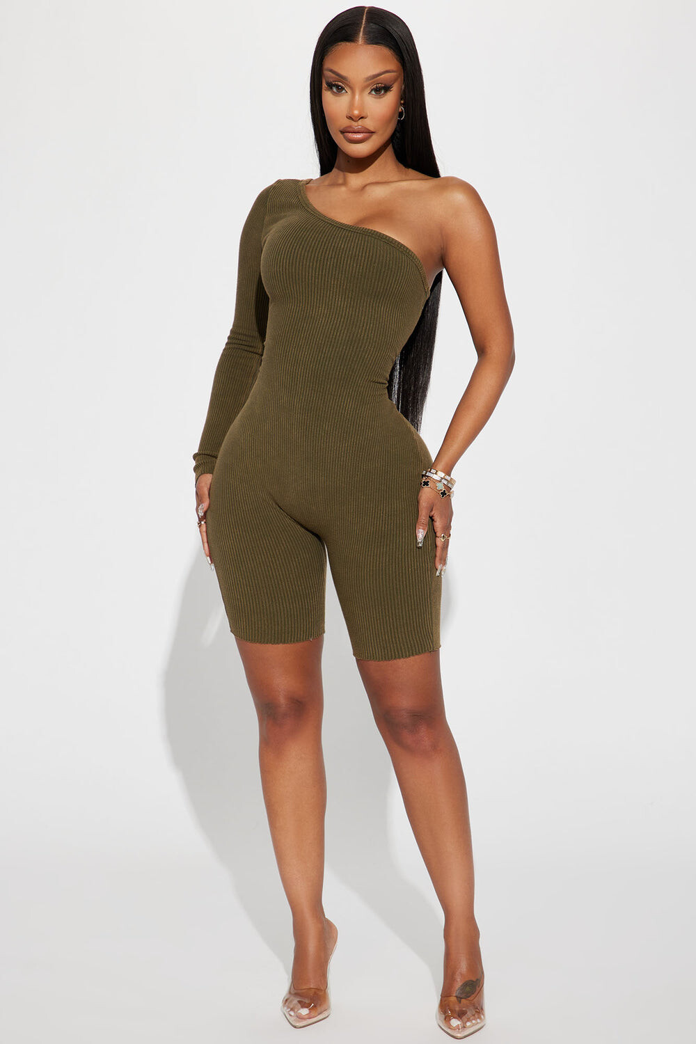 

Комбинезон Fashion Nova MXR4370AFN, оливковый