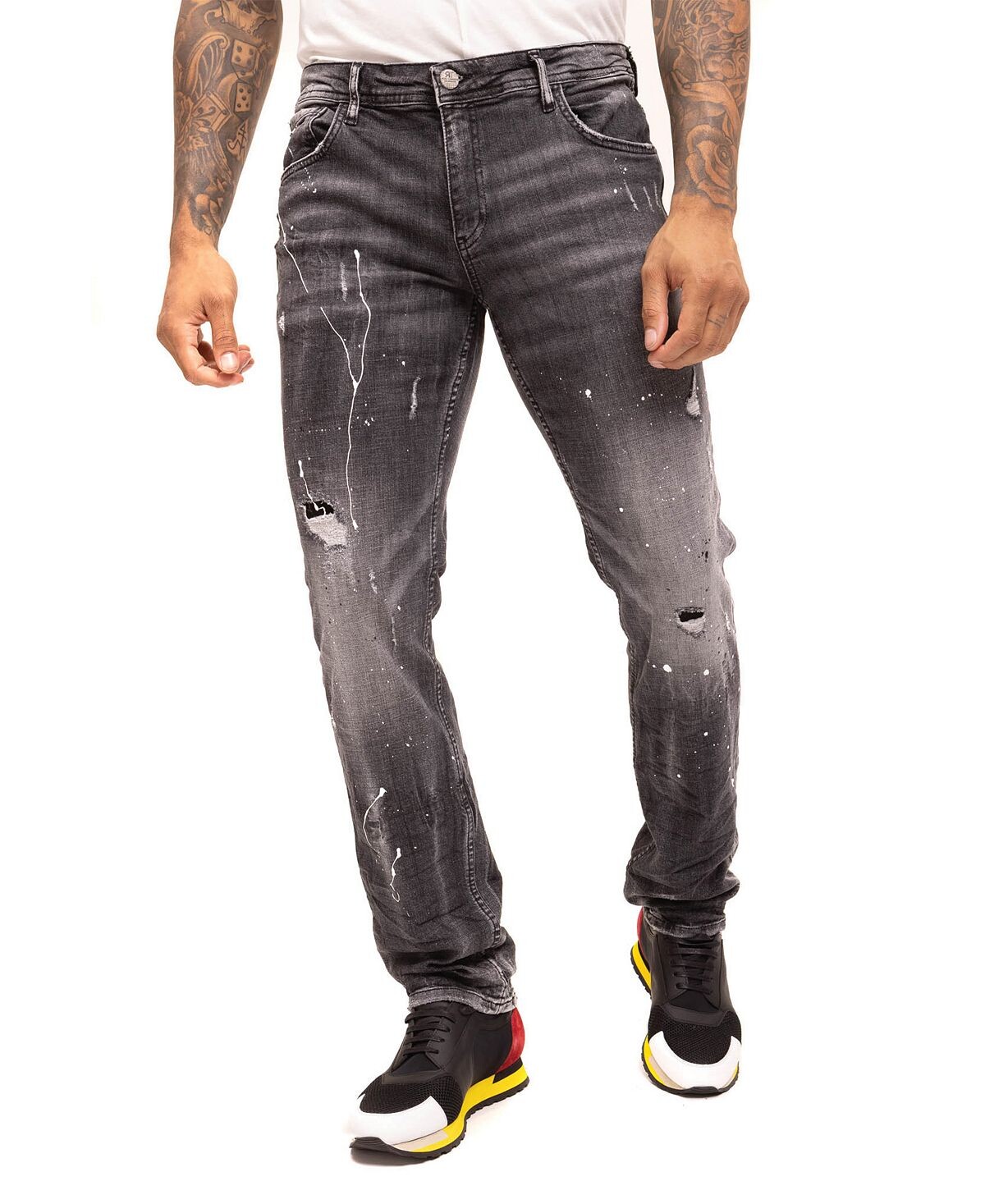 

Мужские джинсы modern drip denim RON TOMSON, черный