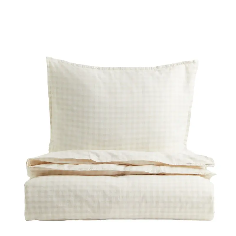

Комплект односпального постельного белья H&M Home Patterns, светло-бежевый