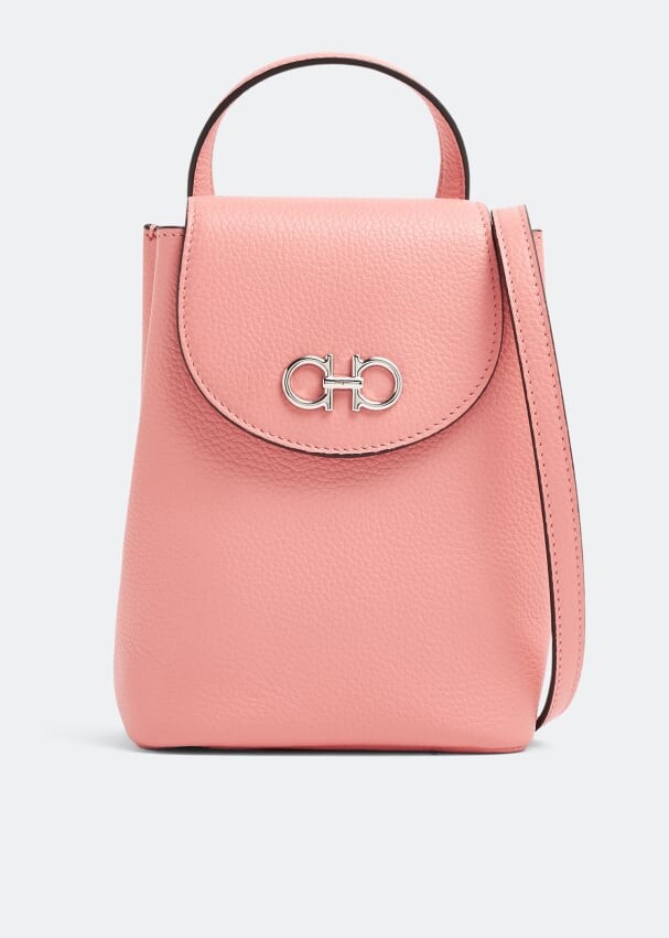 

Рюкзак FERRAGAMO Gancini minibag, розовый