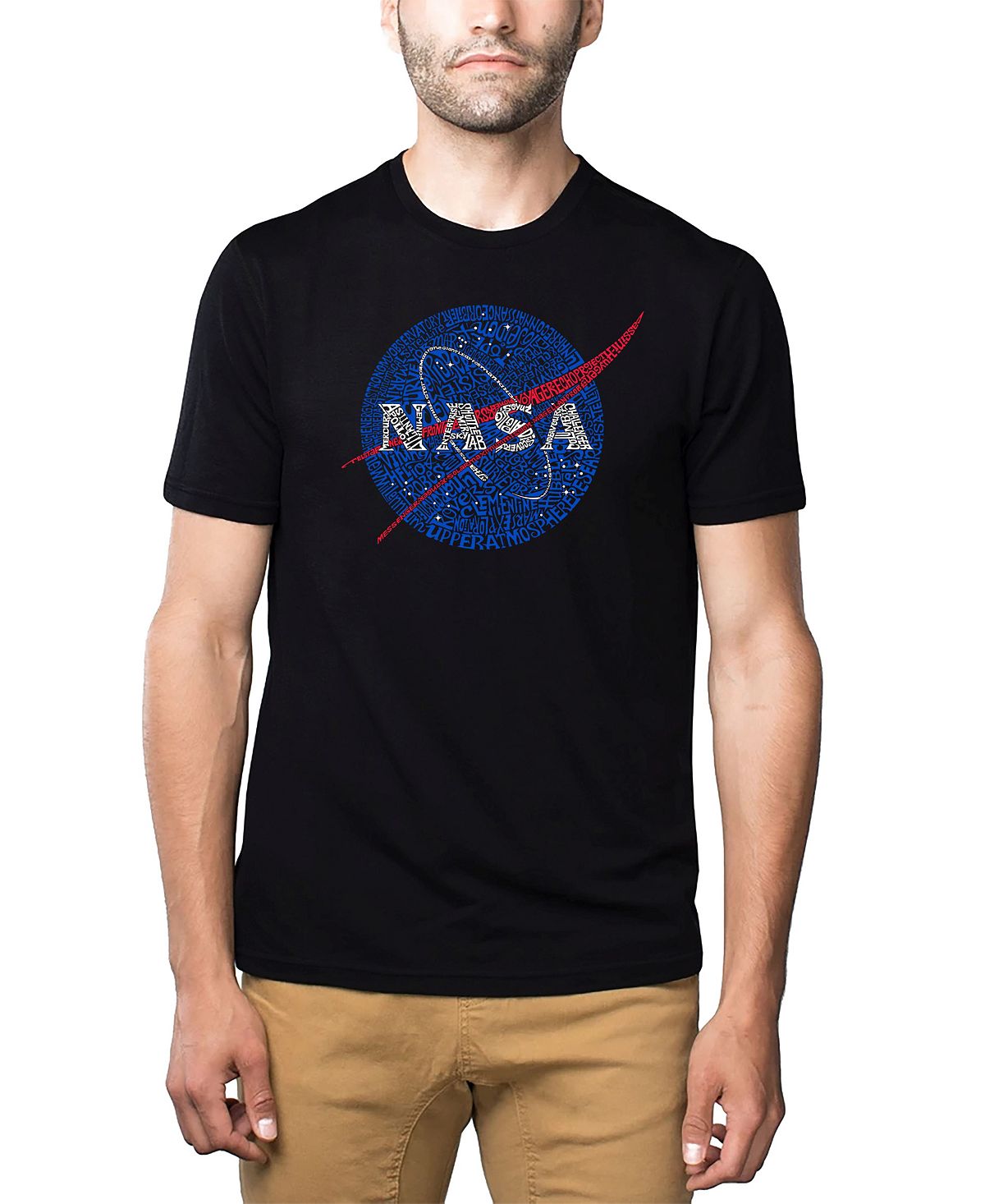 Мужская футболка Premium Blend Word Art с логотипом NASA Meatball LA Pop Art анхольт саймон хильдрет джереми бренд америка как культурные ценности одной нации завоевывают сердца и умы миллионов людей