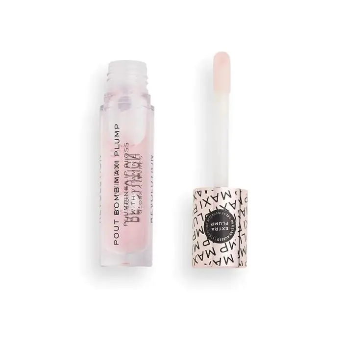 

Блеск для губ brillo de labios pout bomb maxi plump Revolution, цвет divine