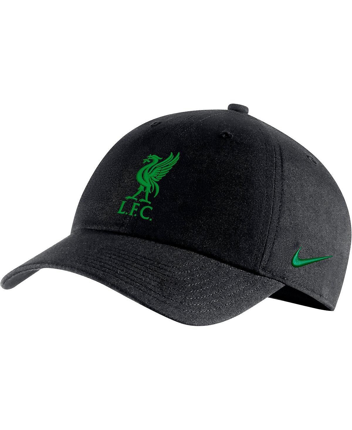 

Мужская черная регулируемая кепка Liverpool Campus Performance Nike