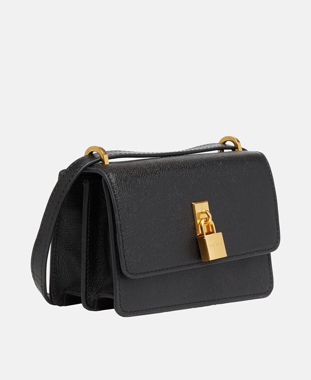 

Кожаная сумка-мессенджер Ted Baker, черный