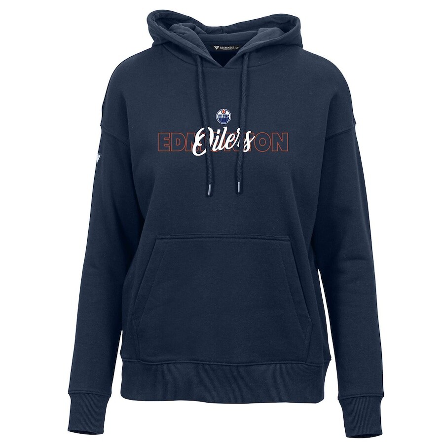 

Пуловер с капюшоном Levelwear Edmonton Oilers, нави