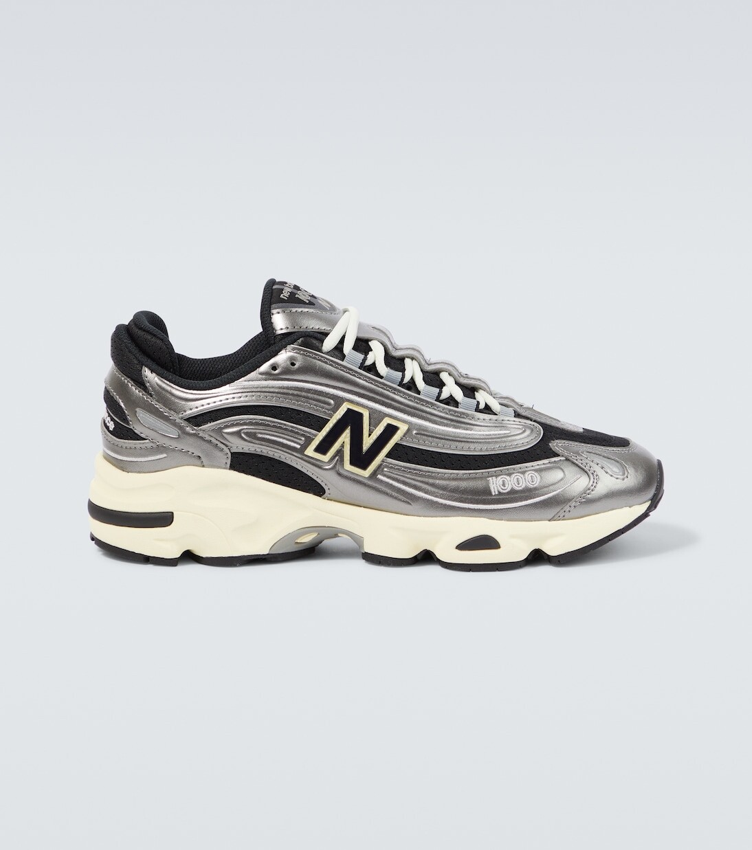 

Кроссовки 1000 SL с кожаной отделкой New Balance, металлический