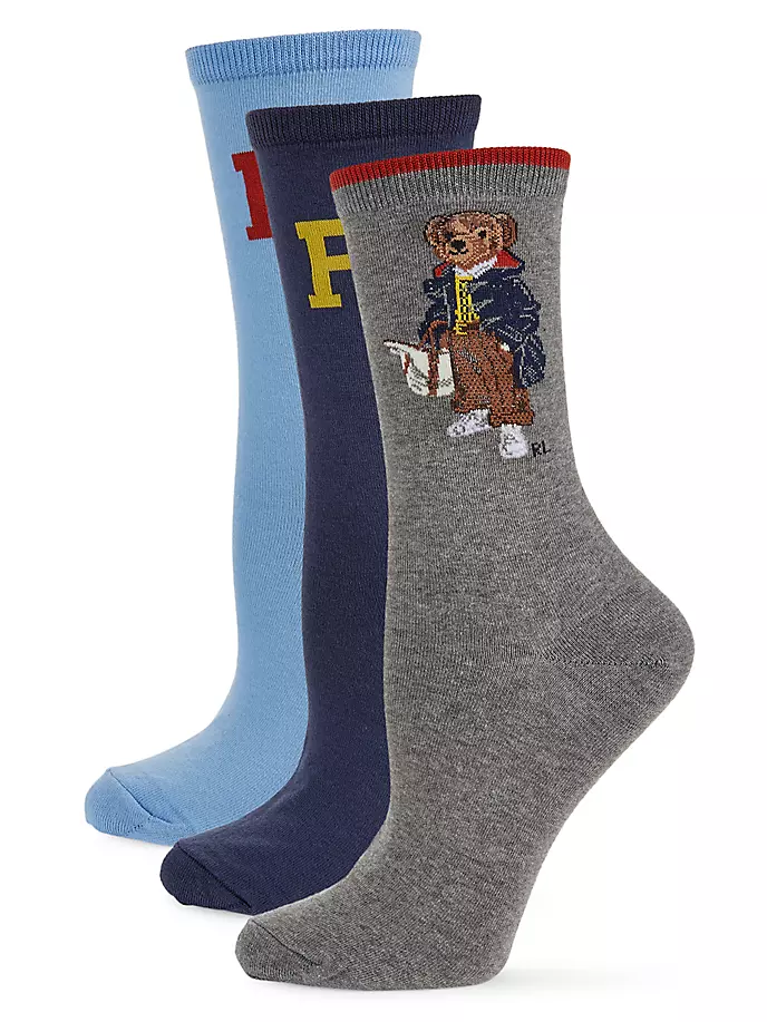 

Подарочная коробка носков с медвежьим платьем Polo Ralph Lauren, цвет assorted