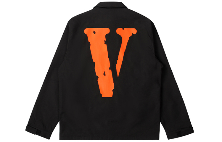 цена Куртка унисекс Vlone, черный/оранжевый