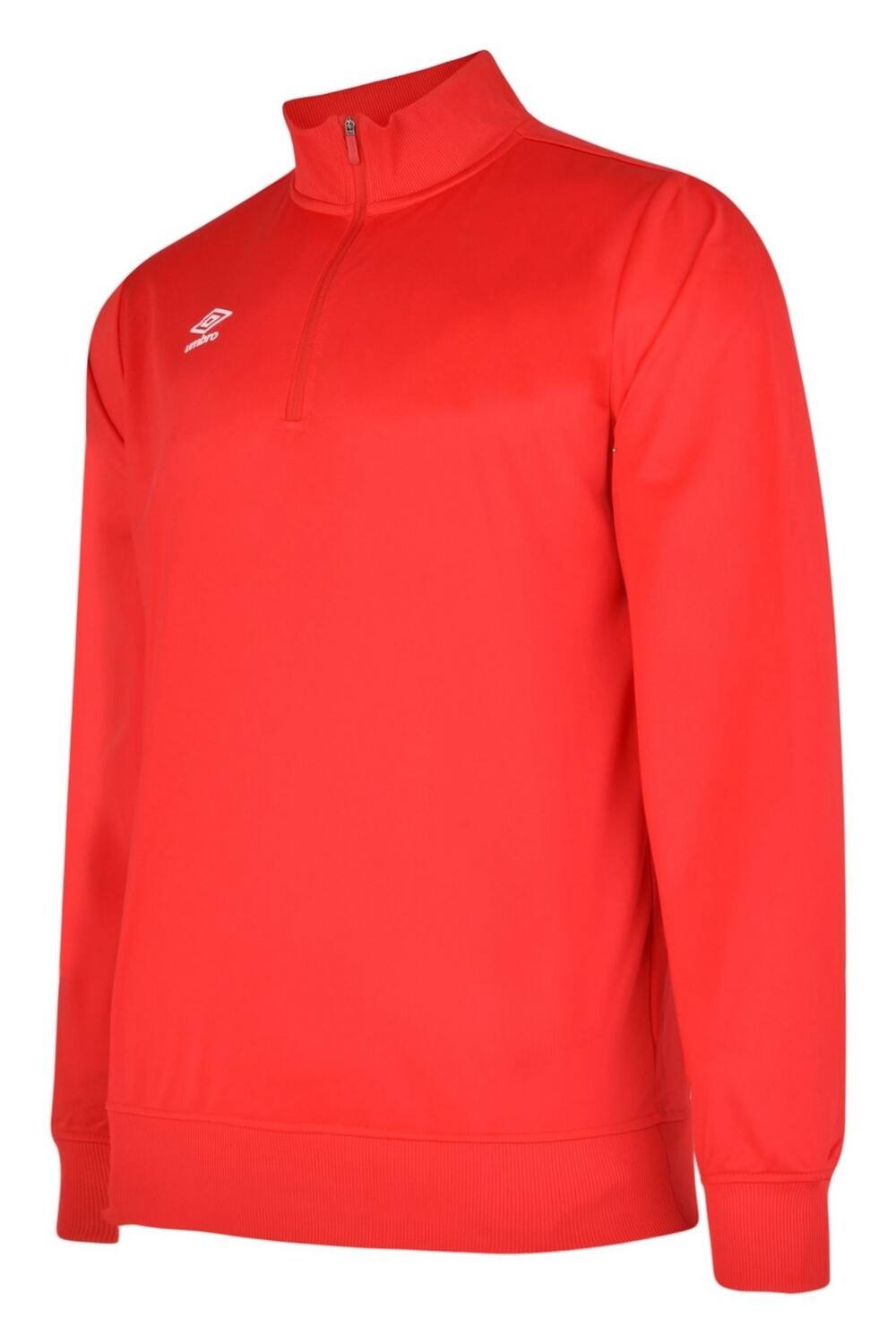

Толстовка из полиэстера с короткой молнией Umbro, красный