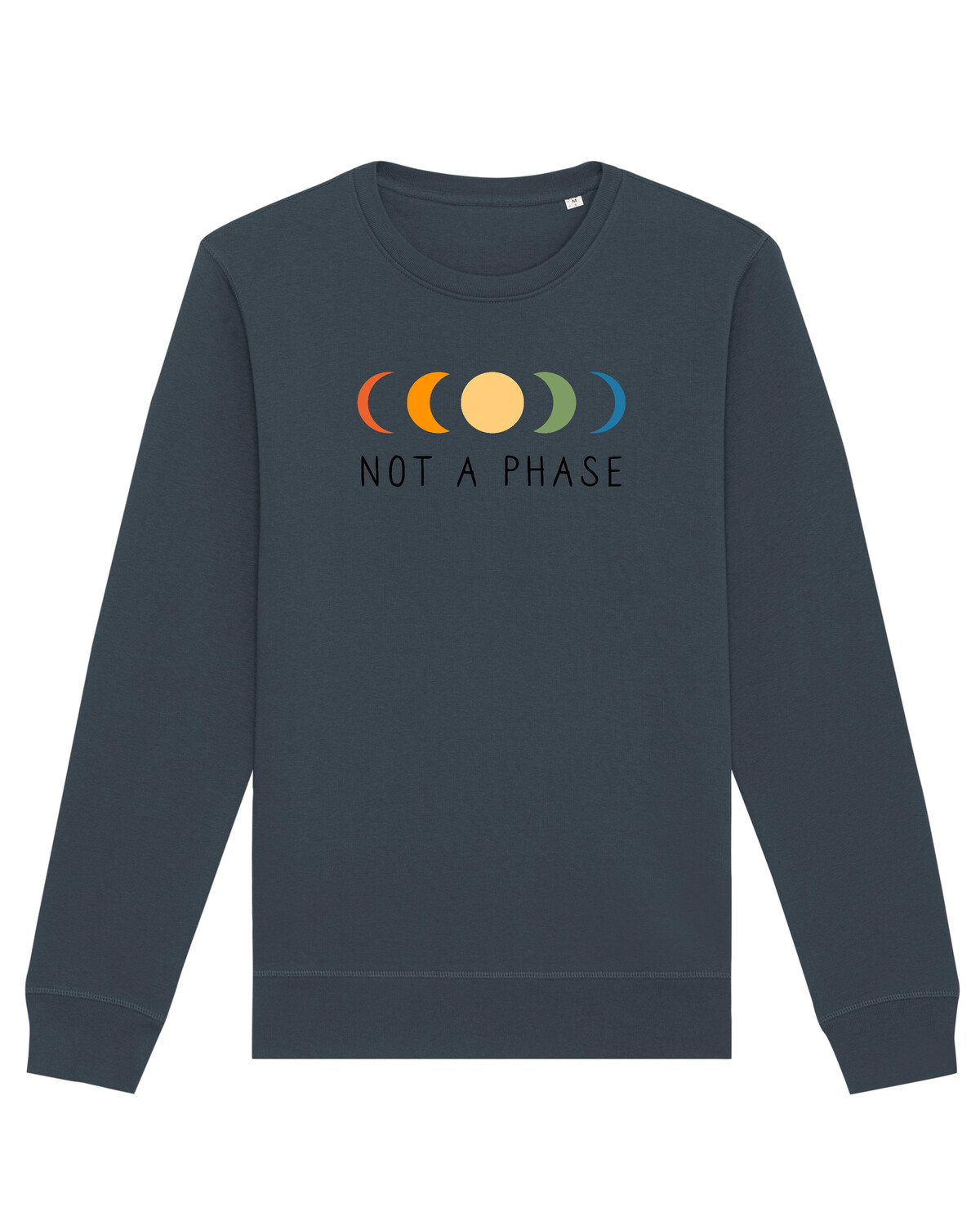

Толстовка wat Apparel Not a phase, цвет India Ink Grey