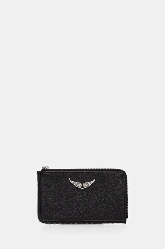 

Кожаный кошелек Zadig&Voltaire, черный