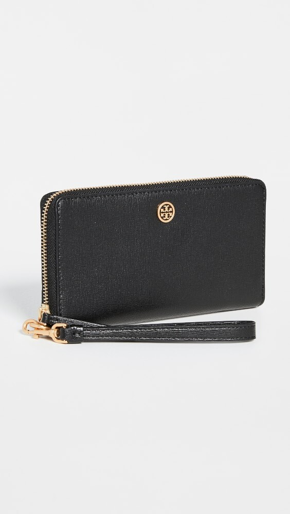 

Кошелек Tory Burch Robinson Zip Continental, черный